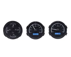 Dakota Digital MHX-68O-CUT-K-B Black Alloy Metric Custom Build 4.590