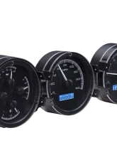 Dakota Digital MHX-68O-CUT-K-B Black Alloy Metric Custom Build 4.590"x4.440"                                     - MHX-68O-CUT-K-B - Image 2