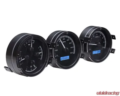 Dakota Digital MHX-68O-CUT-K-B Black Alloy Metric Custom Build 4.590"x4.440" - MHX-68O-CUT-K-B