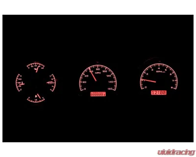 Dakota Digital MHX-68O-CUT-K-R Black Alloy Metric Custom Build 4.590"x4.440" - MHX-68O-CUT-K-R