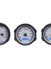 Dakota Digital MHX-68O-CUT-S-B 4.590"x4.440" Silver Alloy Metric Custom Build                                     - MHX-68O-CUT-S-B - Image 4