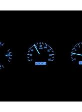 Dakota Digital MHX-68O-CUT-S-B 4.590"x4.440" Silver Alloy Metric Custom Build                                     - MHX-68O-CUT-S-B - Image 3