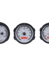 Dakota Digital MHX-68O-CUT-S-R 4.590"x4.440" Silver Alloy Metric Custom Build                                     - MHX-68O-CUT-S-R - Image 4