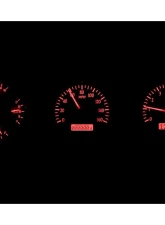 Dakota Digital MHX-68O-CUT-S-R 4.590"x4.440" Silver Alloy Metric Custom Build                                     - MHX-68O-CUT-S-R - Image 3