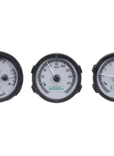 Dakota Digital MHX-68O-CUT-S-W Silver Alloy Custom Build 4.590"x4.440" Metric System                                     - MHX-68O-CUT-S-W - Image 4