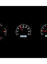 Dakota Digital MHX-68O-CUT-S-W Silver Alloy Custom Build 4.590"x4.440" Metric System                                     - MHX-68O-CUT-S-W - Image 3