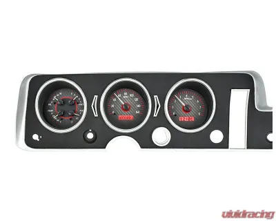 Dakota Digital MHX-68P-GTO-C-R Carbon Fiber 11.070"x5.379" Metric Custom Build - MHX-68P-GTO-C-R