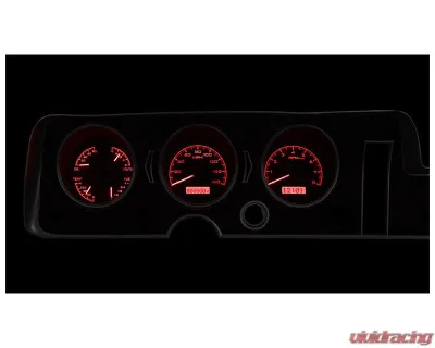 Dakota Digital MHX-68P-GTO-K-R Black Alloy Metric Custom Build 11.070"x5.379" System - MHX-68P-GTO-K-R