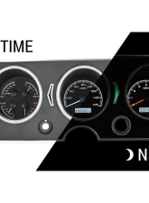 Dakota Digital MHX System 11.070"x5.379" Black Alloy Custom Build for Metric Vehicles                                     - MHX-68P-GTO-K-W - Image 2