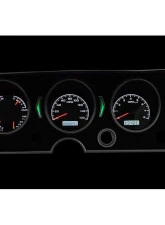 Dakota Digital MHX System 11.070"x5.379" Black Alloy Custom Build for Metric Vehicles                                     - MHX-68P-GTO-K-W - Image 3