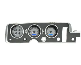 Dakota Digital MHX-68P-GTO-S-B Silver Alloy Metric System 11.070