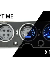 Dakota Digital MHX-68P-GTO-S-B Silver Alloy Metric System 11.070"x5.379" Custom Build                                     - MHX-68P-GTO-S-B - Image 2