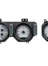 Dakota Digital MHX-68P-GTO-S-W Silver Alloy System 11.070"x5.379" Metric Custom Build                                     - MHX-68P-GTO-S-W - Image 3