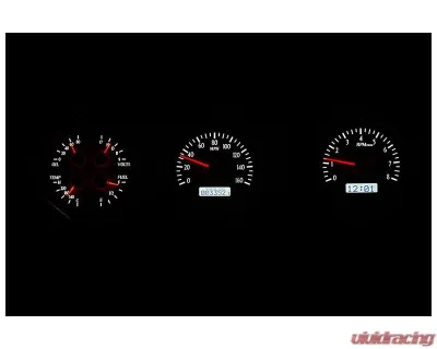 Dakota Digital MHX-68P-GTO-S-W Silver Alloy System 11.070"x5.379" Metric Custom Build - MHX-68P-GTO-S-W