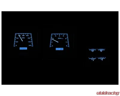 Dakota Digital Black Alloy MHX System for 1969 Chevrolet Camaro with Console Gauges - MHX-69C-CAC-K-B