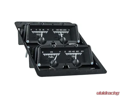 Dakota Digital Black Alloy MHX System for 1969 Chevrolet Camaro with Console Gauges - MHX-69C-CAC-K-B