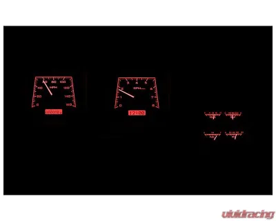 Dakota Digital Black Alloy MHX System for 1969 Chevrolet Camaro with Console Gauges - MHX-69C-CAC-K-R