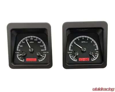 Dakota Digital Black Alloy MHX System for 1969 Chevrolet Camaro Custom Build - MHX-69C-CAM-K-R