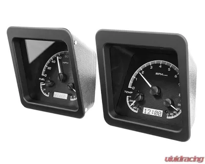 Dakota Digital Black Alloy MHX System for 1969 Chevrolet Camaro Custom Build - MHX-69C-CAM-K-W