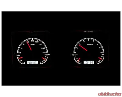 Dakota Digital Black Alloy MHX System for 1969 Chevrolet Camaro Custom Build - MHX-69C-CAM-K-W