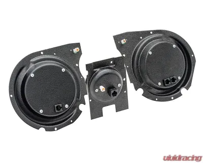 Dakota Digital Black Alloy MHX System Metric Custom Build with Analog Clock for 1969 Chevrolet Chevelle/El Camino - MHX-69C-CVA-K-B