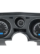 Dakota Digital Black Alloy MHX System Metric Custom Build with Analog Clock for 1969 Chevrolet Chevelle/El Camino                                     - MHX-69C-CVA-K-B - Image 2
