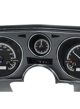 Dakota Digital Black Alloy MHX System for 1969 Chevrolet Chevelle | El Camino with Analog Clock                                     - MHX-69C-CVA-K-W - Image 4