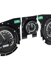 Dakota Digital Black Alloy MHX System for 1969 Chevrolet Chevelle | El Camino with Analog Clock                                     - MHX-69C-CVA-K-W - Image 2
