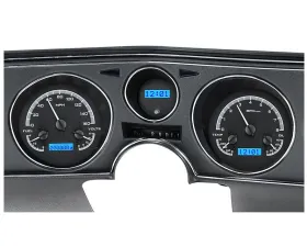 Dakota Digital Black Alloy MHX System for 1969 Chevrolet Chevelle | El Camino