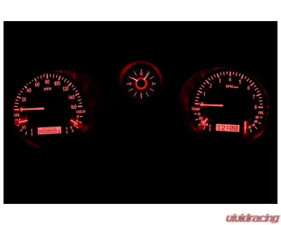 Dakota Digital Black Alloy MHX System for 1969 Chevrolet Chevelle | El Camino - MHX-69C-CVL-K-R