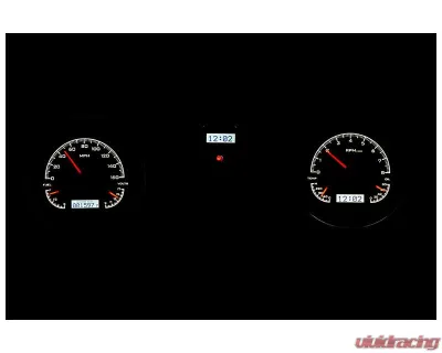 Dakota Digital Black Alloy MHX System for 1969 Chevrolet Chevelle | El Camino - MHX-69C-CVL-K-W