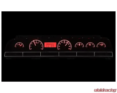 Dakota Digital Black Alloy MHX System for 1969-1970 Chevrolet Caprice/Impala Custom Build - MHX-69C-IMP-K-R