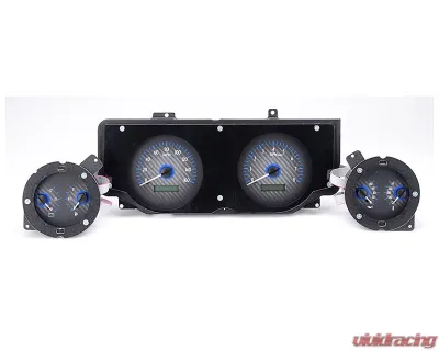 Dakota Digital Black Alloy MHX System for 1969-1970 Ford Mustang, Custom Build - MHX-69F-MUS-K-B