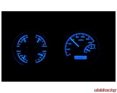 Dakota Digital Black Alloy MHX System for 1969 Pontiac Firebird Custom Build MHX-69P-FIR-K-B - MHX-69P-FIR-K-B