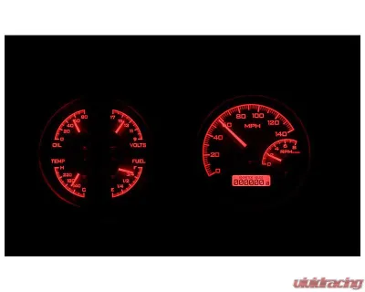 Dakota Digital Black Alloy MHX System for 1969 Pontiac Firebird Custom Build MHX-69P-FIR-K-R - MHX-69P-FIR-K-R