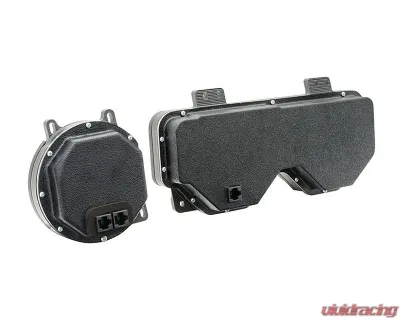 Dakota Digital Black Alloy MHX System for 1970 Pontiac GTO, Custom Build, Metric Fitment - MHX-69P-GTO-K-B