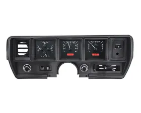 Dakota Digital Black Alloy MHX System for Buick 1970-1972, Custom Build, Metric Fitment