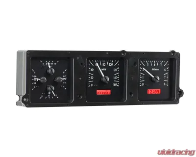 Dakota Digital Black Alloy MHX System for Buick 1970-1972, Custom Build, Metric Fitment - MHX-70B-SKY-K-R