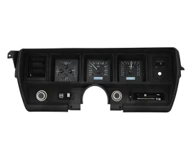 Dakota Digital Black Alloy MHX System for Buick 1970-1972, Custom Build, Metric Fitment