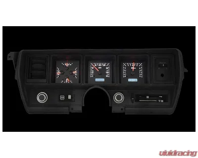 Dakota Digital Black Alloy MHX System for Buick 1970-1972, Custom Build, Metric Fitment - MHX-70B-SKY-K-W