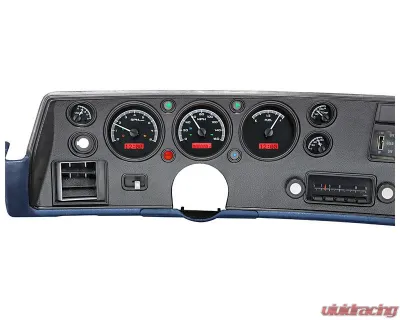 Dakota Digital Black Alloy MHX System for 1970-1972 Chevrolet Chevelle | El Camino - MHX-70C-CVL-K-R