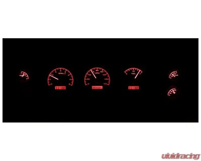 Dakota Digital Black Alloy MHX System for 1970-1972 Chevrolet Chevelle | El Camino - MHX-70C-CVL-K-R