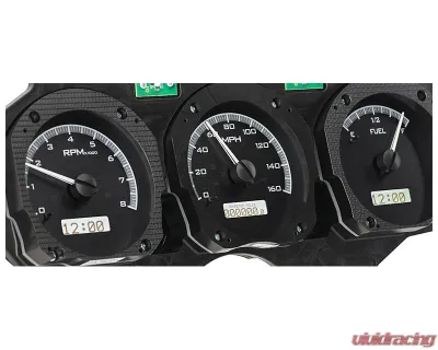 Dakota Digital Black Alloy MHX System for 1970-1972 Chevrolet Chevelle | El Camino - MHX-70C-CVL-K-W