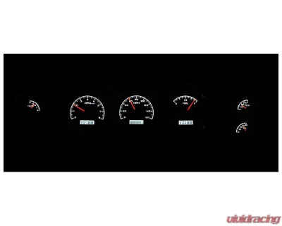 Dakota Digital Black Alloy MHX System for 1970-1972 Chevrolet Chevelle | El Camino - MHX-70C-CVL-K-W