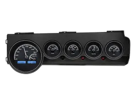 Dakota Digital Black Alloy MHX System for 1970-1974 Dodge/Plymouth E-Body Non-Rallye Dash