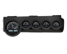 Dakota Digital Black Alloy MHX System for 1970-1974 Dodge Plymouth E-Body Non-Rallye Dash
