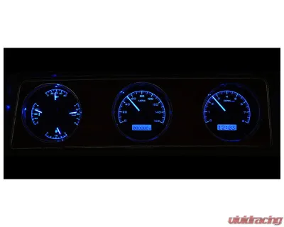 Dakota Digital MHX System Custom Build 16.712"x4.617" Black Alloy for Metric Fitment - MHX-70O-CUT-K-B