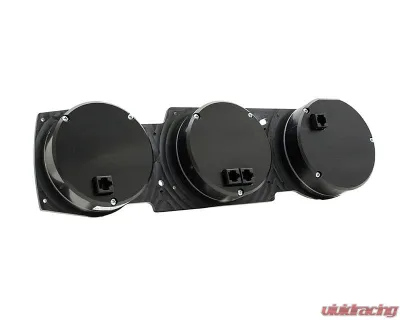 Dakota Digital MHX System Metric Custom Build 16.712"x4.617" Black Alloy for Custom Fit - MHX-70O-CUT-K-W