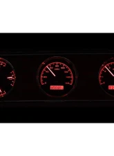 Dakota Digital MHX-70O-CUT-K-R Black Alloy Metric Custom Build 16.712"x4.617"                                     - MHX-70O-CUT-K-R - Image 2