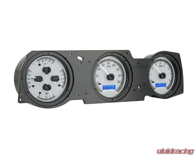 Dakota Digital MHX System Metric Custom Build 16.712"x4.617" Silver Alloy for Select Models - MHX-70O-CUT-S-B